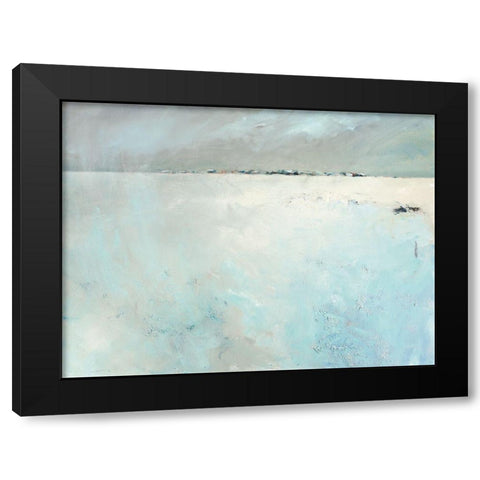 Invierno Black Modern Wood Framed Art Print with Double Matting by Groenhart, Jan