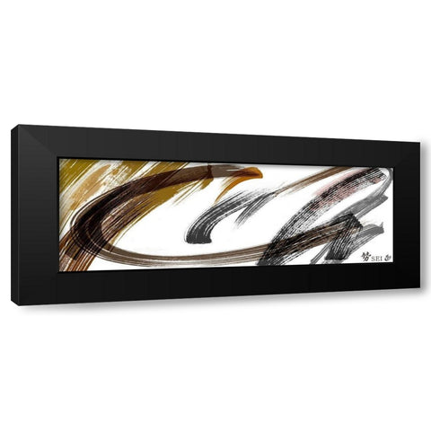 Sei III Black Modern Wood Framed Art Print by Hitomi, Naoki