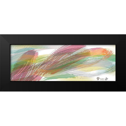 Sei IV Black Modern Wood Framed Art Print by Hitomi, Naoki