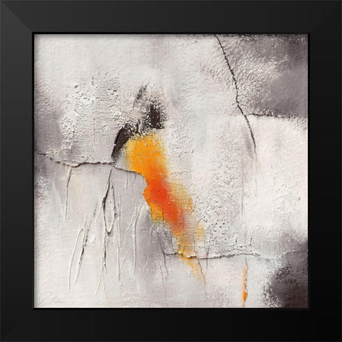 Abstrakt I Black Modern Wood Framed Art Print by Marks, Rita