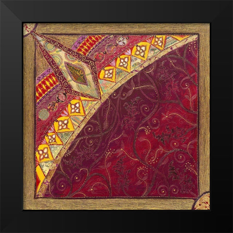 Composition libre II Black Modern Wood Framed Art Print by Maugeri, Valerie