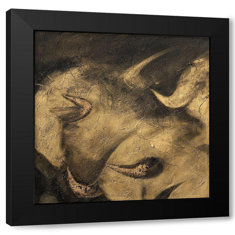 Toros III Black Modern Wood Framed Art Print by Panasenko, Inna