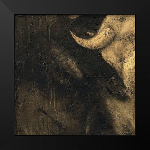 Toros V Black Modern Wood Framed Art Print by Panasenko, Inna