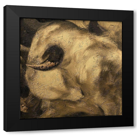 Toros VII Black Modern Wood Framed Art Print by Panasenko, Inna