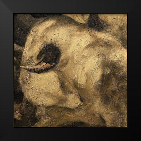 Toros VII Black Modern Wood Framed Art Print by Panasenko, Inna