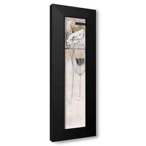 Power of Champagne III Black Modern Wood Framed Art Print with Double Matting by Poioumen, Antonio