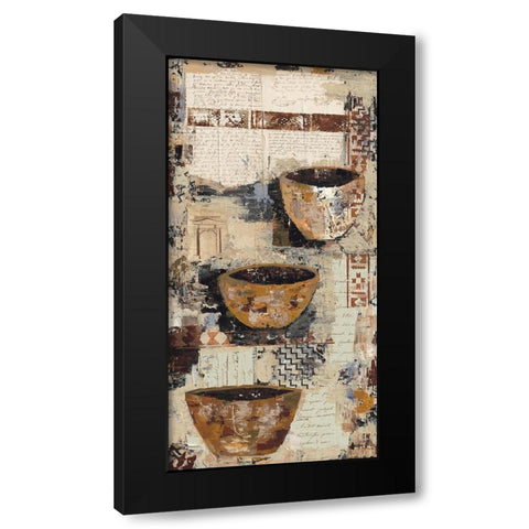 Old Pots I Black Modern Wood Framed Art Print with Double Matting by Shaffer Johnson, Sandee