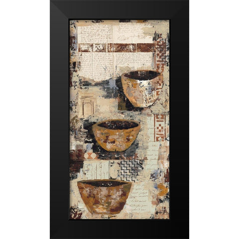 Old Pots I Black Modern Wood Framed Art Print by Shaffer Johnson, Sandee