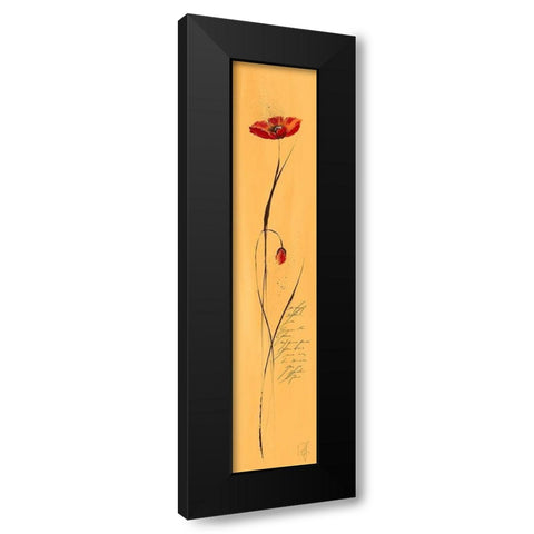 Classic Fleuriette III Black Modern Wood Framed Art Print with Double Matting by Zacher-Finet, Isabelle