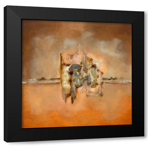 La mandragore rose I Black Modern Wood Framed Art Print with Double Matting by Perinciolo Duluc, Lyne