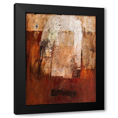 Op Zoek naar rust Black Modern Wood Framed Art Print by Verplanke, Jenny