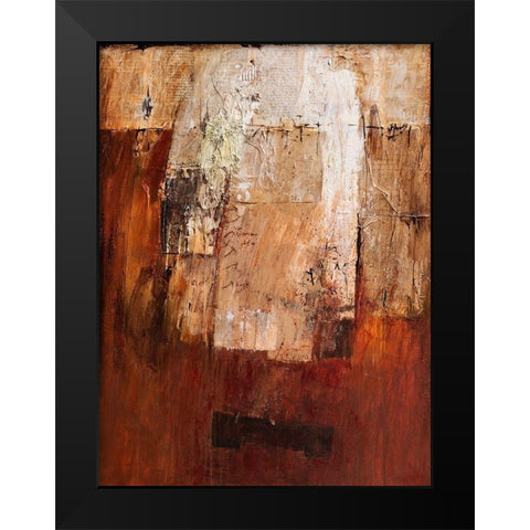 Op Zoek naar rust Black Modern Wood Framed Art Print by Verplanke, Jenny