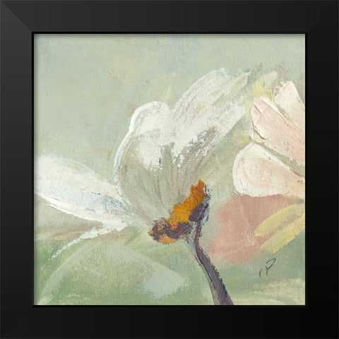 Paquerette II Black Modern Wood Framed Art Print by Parise, Chantal