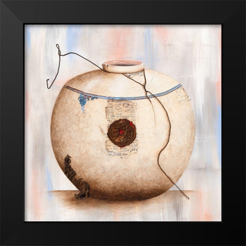 Bron van Inspiratie I Black Modern Wood Framed Art Print by Thiry, Diana