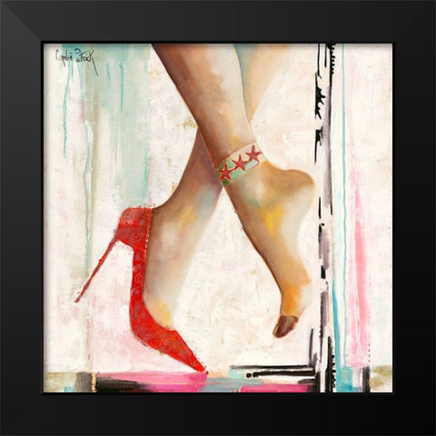 Marilyn s Shoes II Black Modern Wood Framed Art Print by Cornee, Patrick