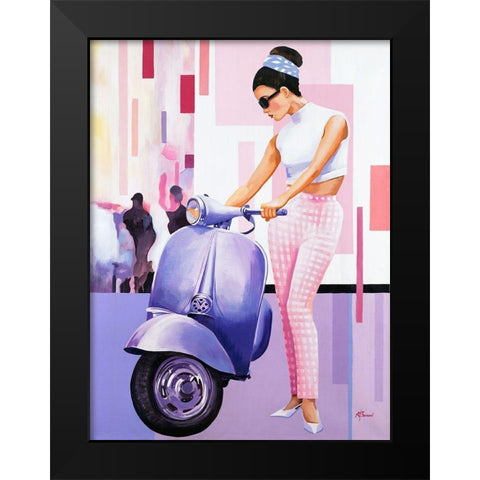 Femme I Black Modern Wood Framed Art Print by Bernard, Anne
