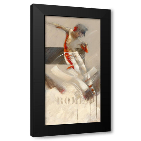 Romeo Black Modern Wood Framed Art Print by Meijering, Kitty