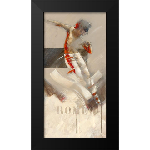 Romeo Black Modern Wood Framed Art Print by Meijering, Kitty