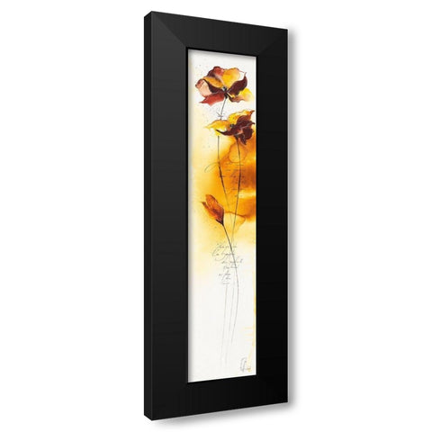 Fleurs d automne I Black Modern Wood Framed Art Print by Zacher-Finet, Isabelle