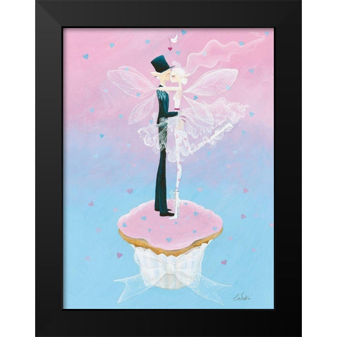 Wedding Day Black Modern Wood Framed Art Print by McFaul, Lorrie