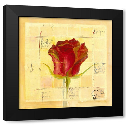 Oigas III Black Modern Wood Framed Art Print by Leys, Gemma