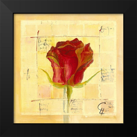 Oigas III Black Modern Wood Framed Art Print by Leys, Gemma