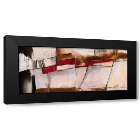Quasi diagonal Black Modern Wood Framed Art Print by Alba, Andreas