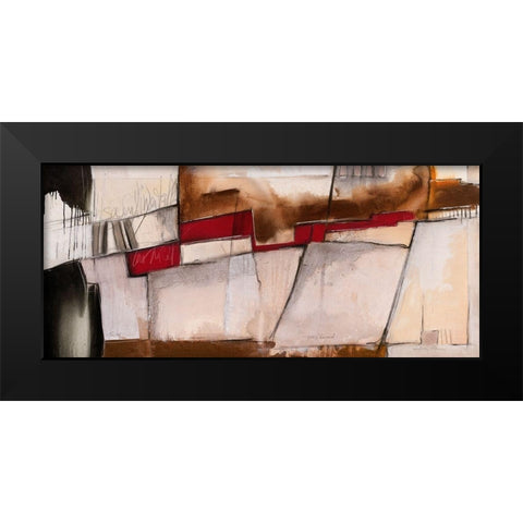 Quasi diagonal Black Modern Wood Framed Art Print by Alba, Andreas