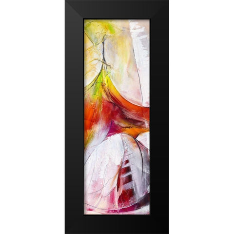 Die Spannung wachst Black Modern Wood Framed Art Print by Marks, Rita