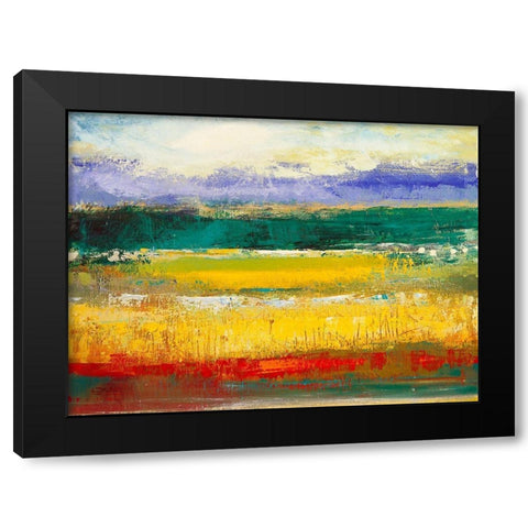 Fragrance of August Black Modern Wood Framed Art Print with Double Matting by Morten, Jane