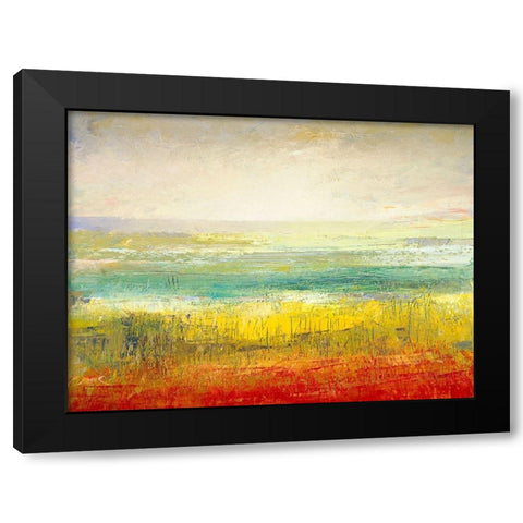 Only a Summer s Day Black Modern Wood Framed Art Print with Double Matting by Morten, Jane