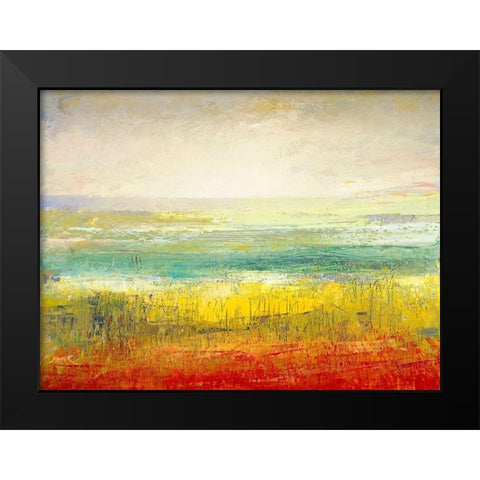 Only a Summer s Day Black Modern Wood Framed Art Print by Morten, Jane