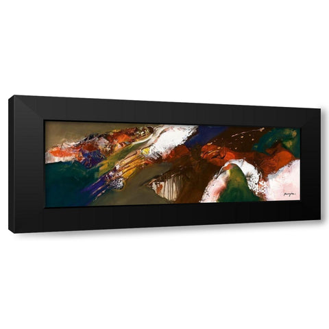 Terre brulee II Black Modern Wood Framed Art Print with Double Matting by Magis, Pascal