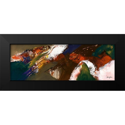 Terre brulee II Black Modern Wood Framed Art Print by Magis, Pascal