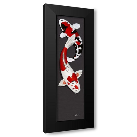 Together I Black Modern Wood Framed Art Print by Gruhn, Nicole