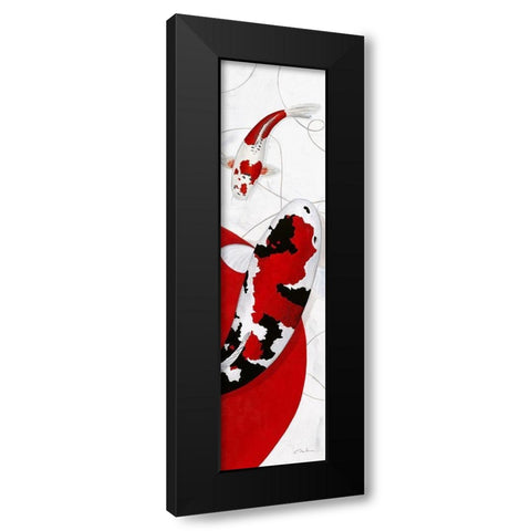 Together III Black Modern Wood Framed Art Print with Double Matting by Gruhn, Nicole