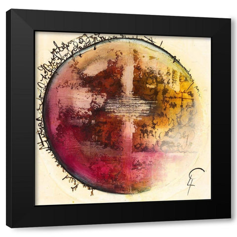 Rosa III Black Modern Wood Framed Art Print by Leys, Gemma