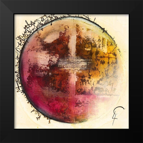 Rosa III Black Modern Wood Framed Art Print by Leys, Gemma