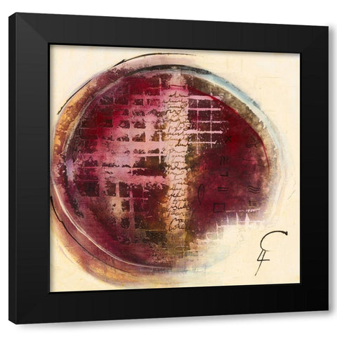 El Amor V Black Modern Wood Framed Art Print by Leys, Gemma