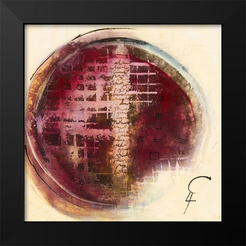 El Amor V Black Modern Wood Framed Art Print by Leys, Gemma