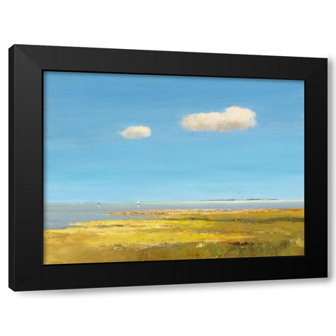 Nice sailing day Black Modern Wood Framed Art Print with Double Matting by Groenhart, Jan