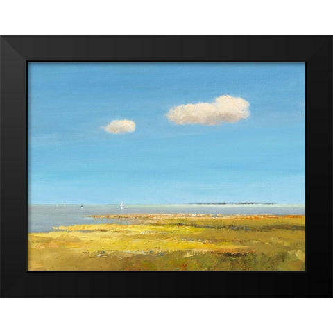 Nice sailing day Black Modern Wood Framed Art Print by Groenhart, Jan