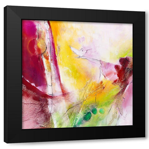 Safe it Black Modern Wood Framed Art Print by Marks, Rita