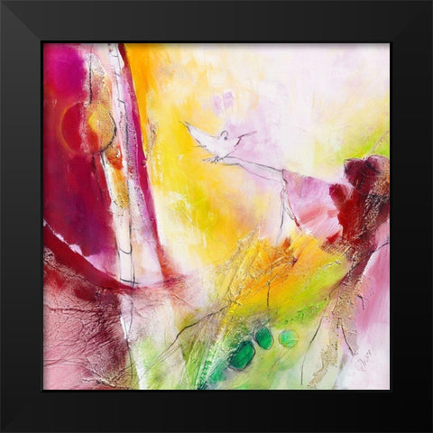 Safe it Black Modern Wood Framed Art Print by Marks, Rita