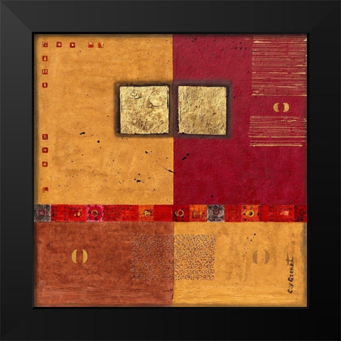 Colles serres Black Modern Wood Framed Art Print by Grenet, Catherine