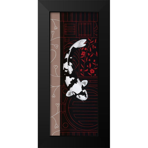 Four Seasons Winter II Black Modern Wood Framed Art Print by Gruhn, Nicole