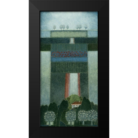 It s a Day full of Dreams Black Modern Wood Framed Art Print by van Hoek, Rob