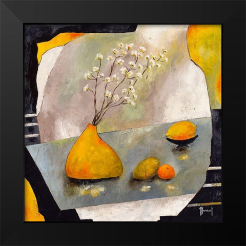 Soleil interieur Black Modern Wood Framed Art Print by Mansart, Veronique