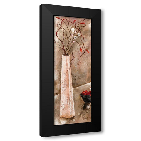 Zen attitude I Black Modern Wood Framed Art Print by Mansart, Veronique