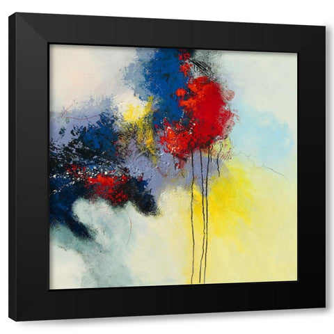 Out in the Open Black Modern Wood Framed Art Print by Jansen, Marja